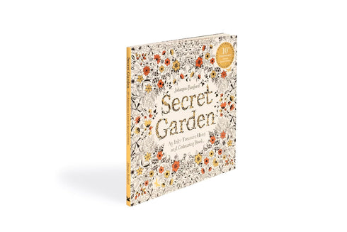 SECRET GARDEN 10TH ANNIVERSARY SPECIAL EDITION COLORING BOOK - BASFORD. JOANNA